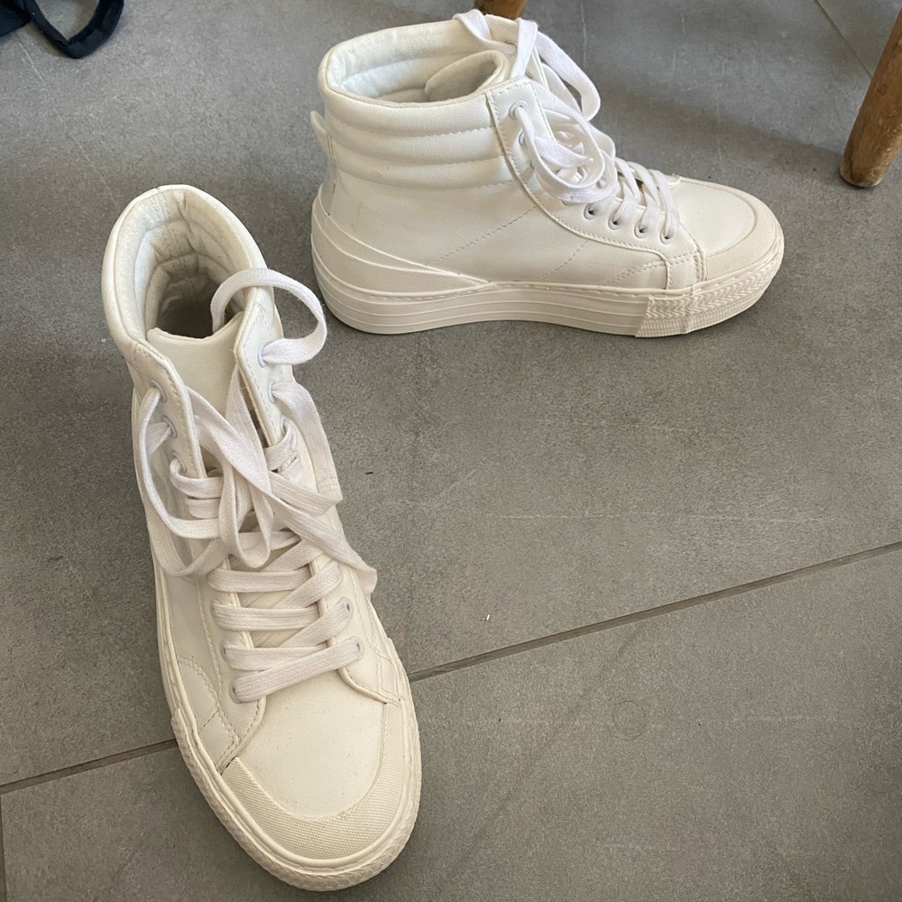White hi-tops